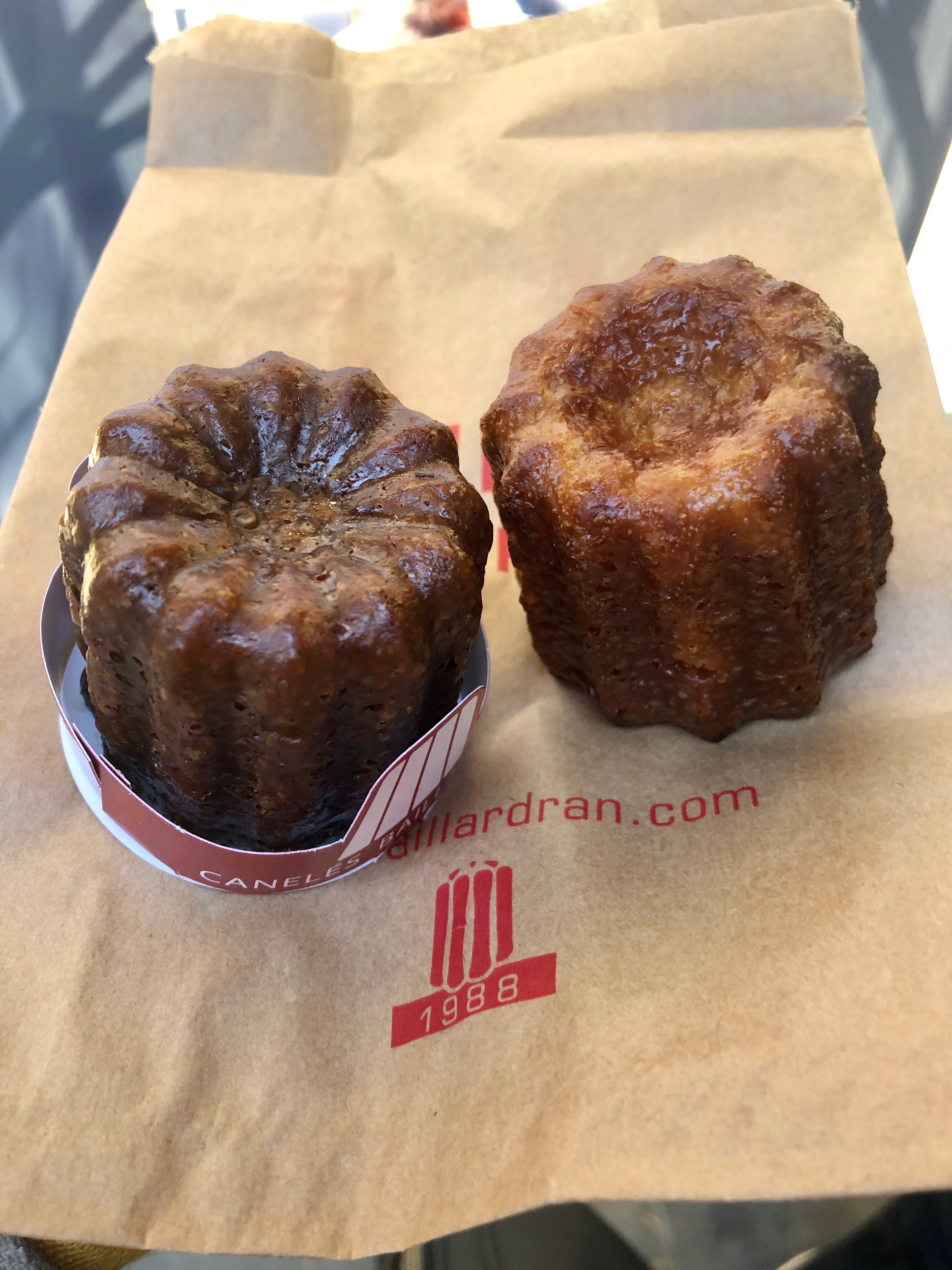 The two great canelé rivals side by side - up to you to choose!